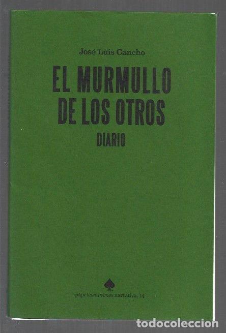 Livres: MURMULLO DE LOS OTROS - EL. DIARIO - CANCHO, JOSE LUIS
