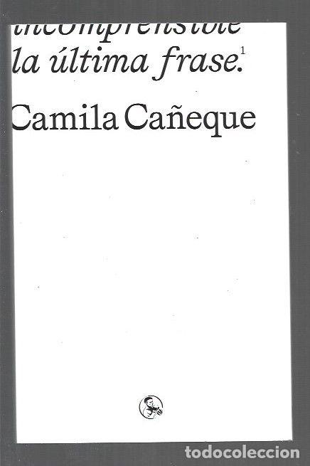Livros em segunda m&atilde;o: ULTIMA FRASE - LA - CA&Ntilde;EQUE, CAMILA