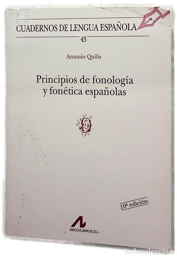 Libros: Principios de fonolog&iacute;a y fon&eacute;tica espa&ntilde;olas