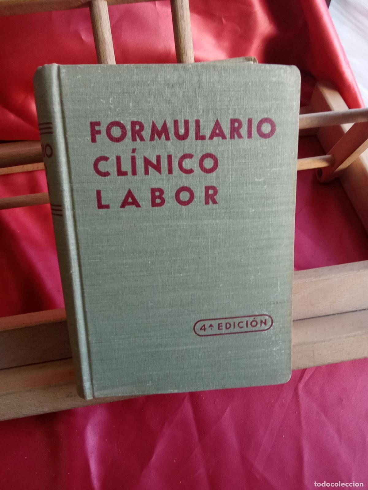 Livres: Formulario cl&iacute;nico labor. Dr. Juan Rof Carballo L.31642-1187