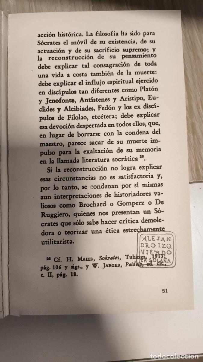 Libros: Socrates - Mondolfo Rodolfo - Foto 3