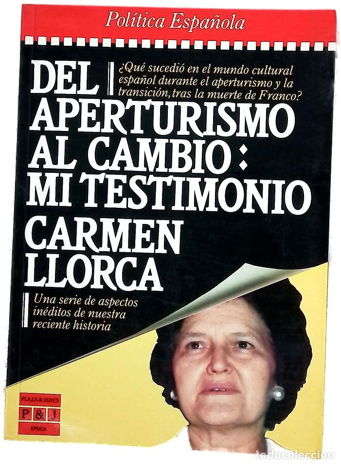 books: Del aperturismo al cambio mi testimonio