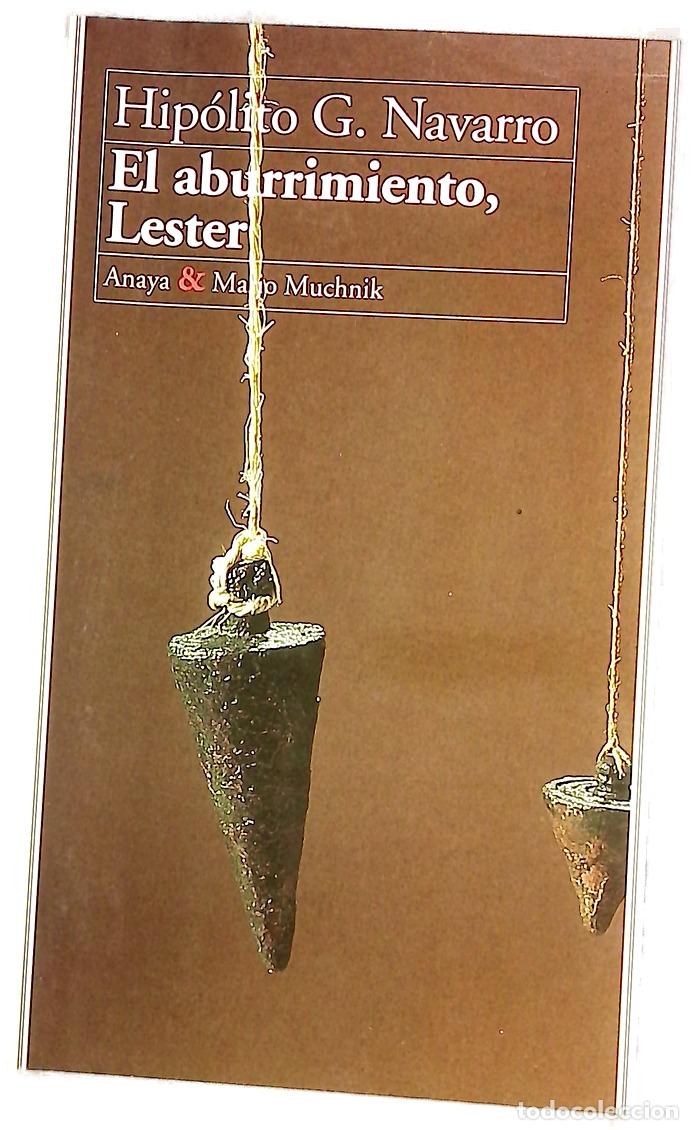 B&uuml;cher: El aburrimiento, Lester - Navarro, Hip&oacute;lito G