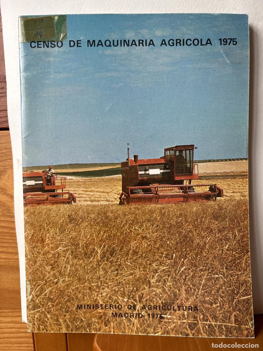 Livros em segunda m&atilde;o: CENSO DE MAQUINARIA AGRICOLA 1975 - TDK161