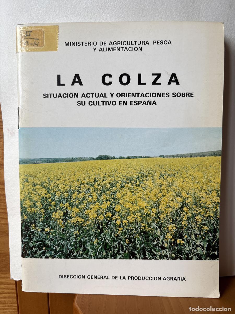 books: LA COLZA. SITUACION ACTUAL Y ORIENTACIONES SOBR SU CULTIVO EN ESPA&Ntilde;A - FRANCISCO MONTERO, JOAQUIN GO