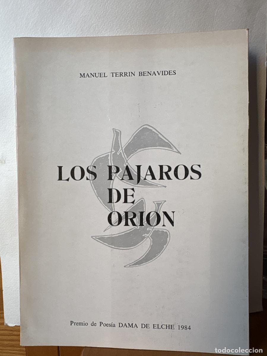 books: LOS PAJAROS DE ORION - MANUEL TERRIN BENAVIDES TDK164