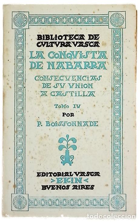 books: La conquista de Nabarra en el panorama europeo, tomo IV