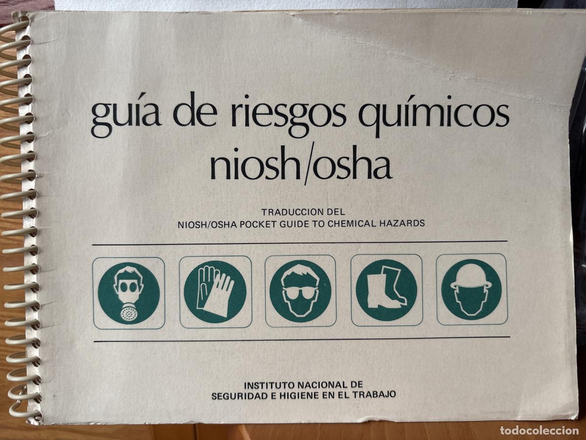 Libros: Guia de Riesgos Quimicos. NIOSH/OSHA - TDK163