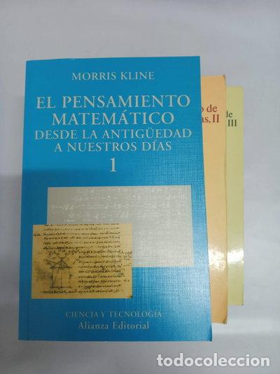 Livros em segunda m&atilde;o: El pensamiento matem&aacute;tico de la Antig&uuml;edad a nuestros d&iacute;as, II- 9788420627243