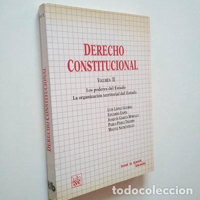 Livres: Derecho Constitucional, Volumen II- 9788480020299