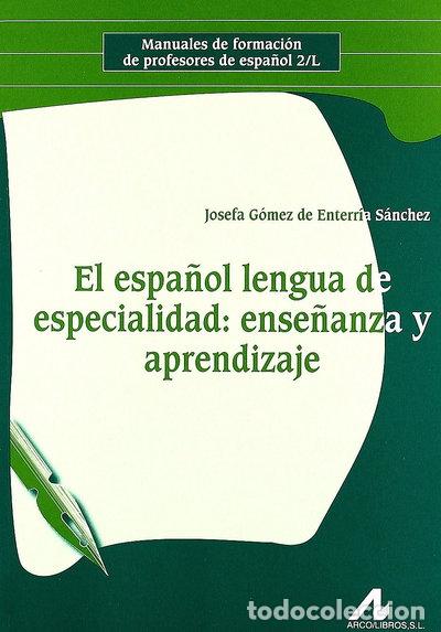 Libros: El espa&ntilde;ol lengua de especialidad- 9788476357408