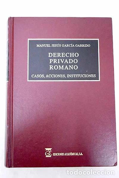 B&uuml;cher: Derecho privado romano- 9788493220310
