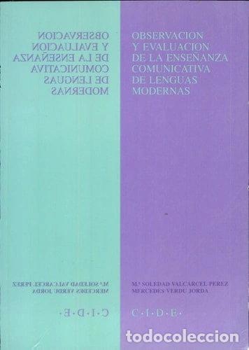 Libros: Observaci&oacute;n y evaluaci&oacute;n de la ense&ntilde;anza comunicativa de lenguas modernas- 9788436926118