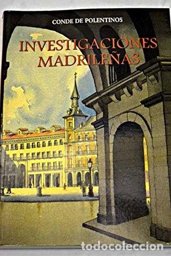 Livres: Investigaciones madrile&ntilde;as- 9788495889522