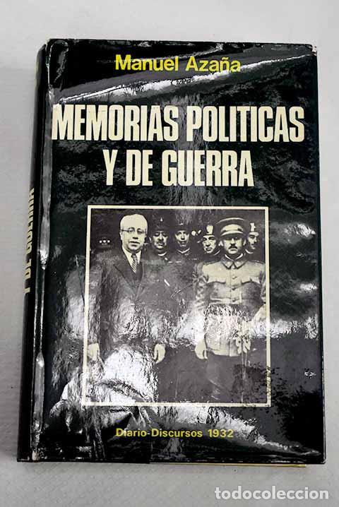 Libros: Memorias pol&iacute;ticas y de guerra, tomo II.- Aza&ntilde;a, Manuel