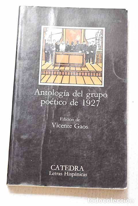 Libros: Antologia del grupo po&eacute;tico de 1927
