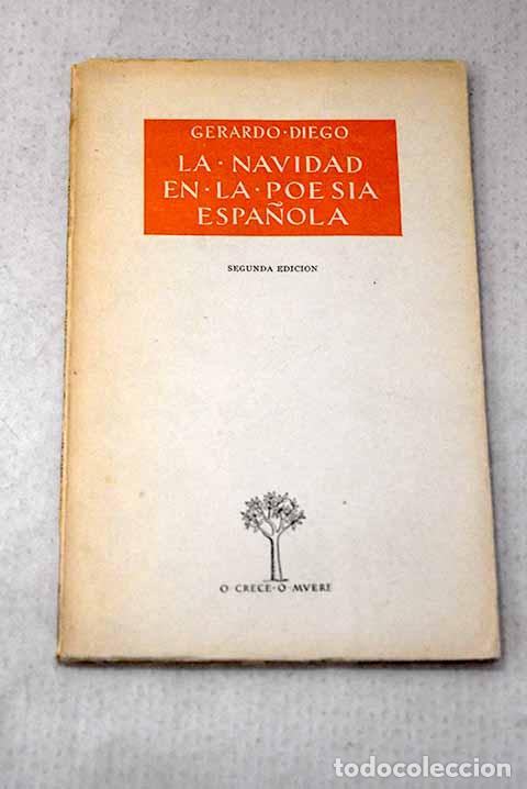 Libros: La Navidad en la poes&iacute;a espa&ntilde;ola.- Diego, Gerardo