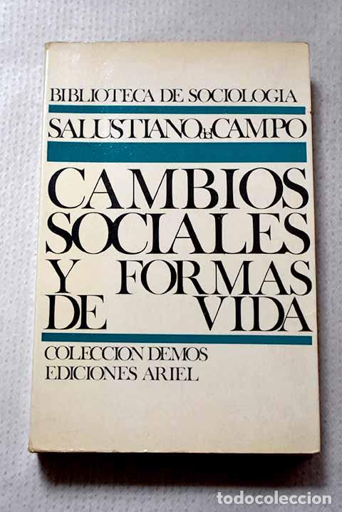 Livros em segunda m&atilde;o: Cambios sociales y formas de vida: (Estudios de sociolog&iacute;a).- Campo Urbano, Salustiano del