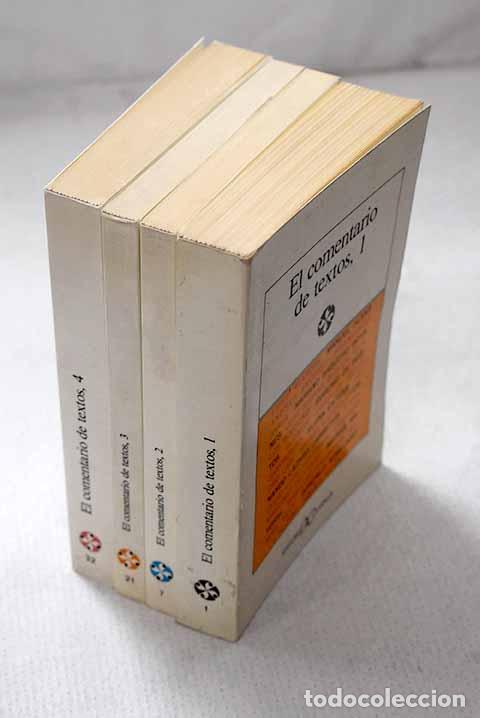 Livros em segunda m&atilde;o: El comentario de textos