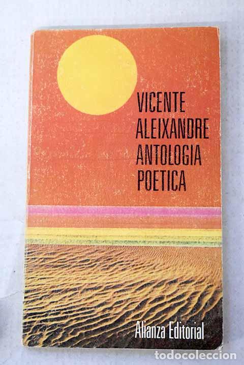 Libros: Antolog&iacute;a po&eacute;tica: Aleixandre, Vicente.- Aleixandre, Vicente