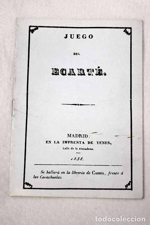 Libros: Juego del ecart&eacute;: : [s.n.].