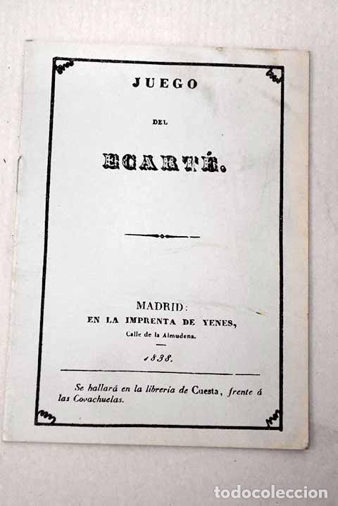Libros: Juego del ecart&eacute;: : [s.n.].