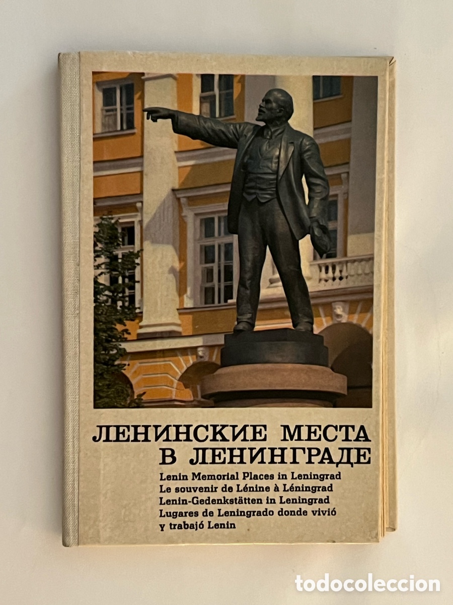 Libros: LOS LUGARES DE LENIN EN LENINGRADO Lugares conmemorativos de Lenin.. GUIA (h.1960?)