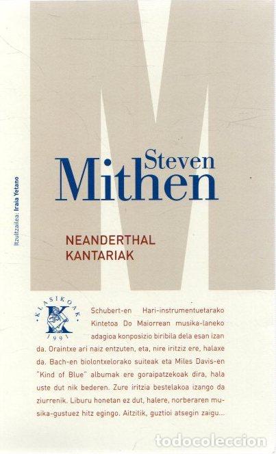 Libros: Neanderthal Kantariak - Mithen, Steven