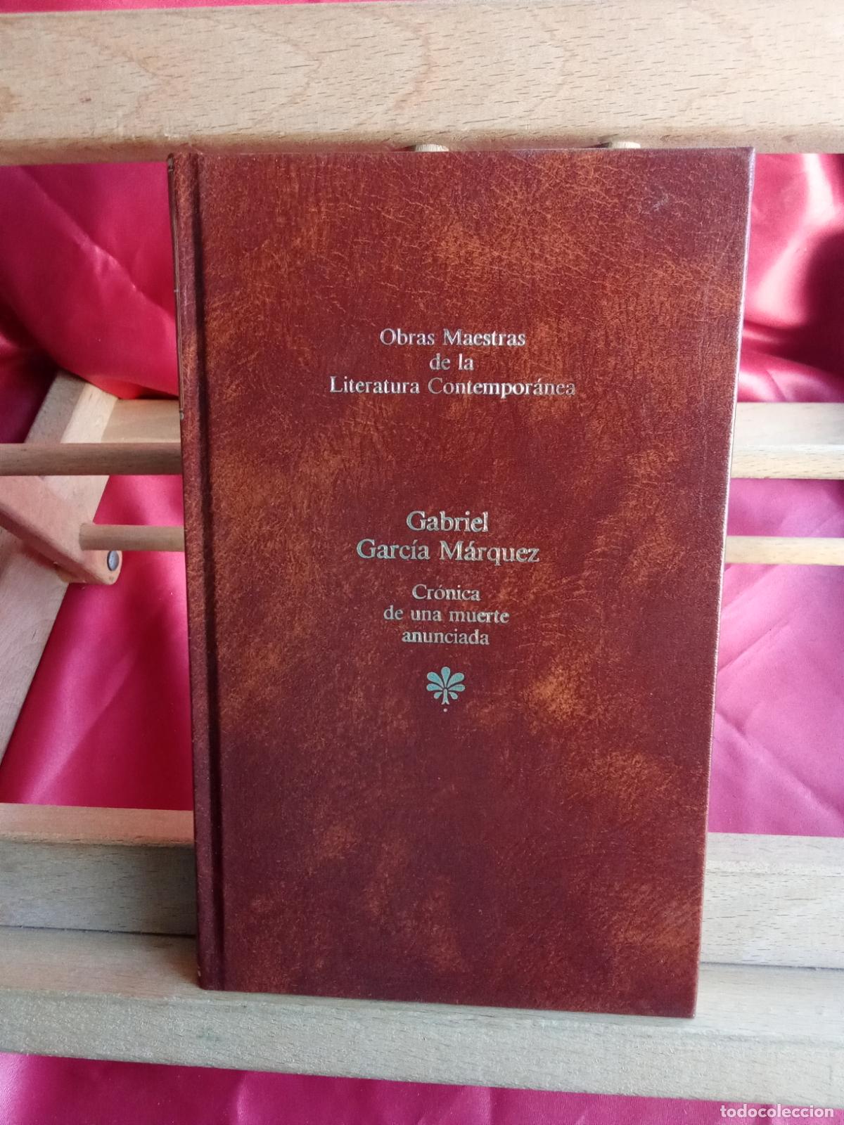 Libros: Cr&oacute;nica de una muerte anunciada. Gabriel Garc&iacute;a M&aacute;rquez L.31642-1308