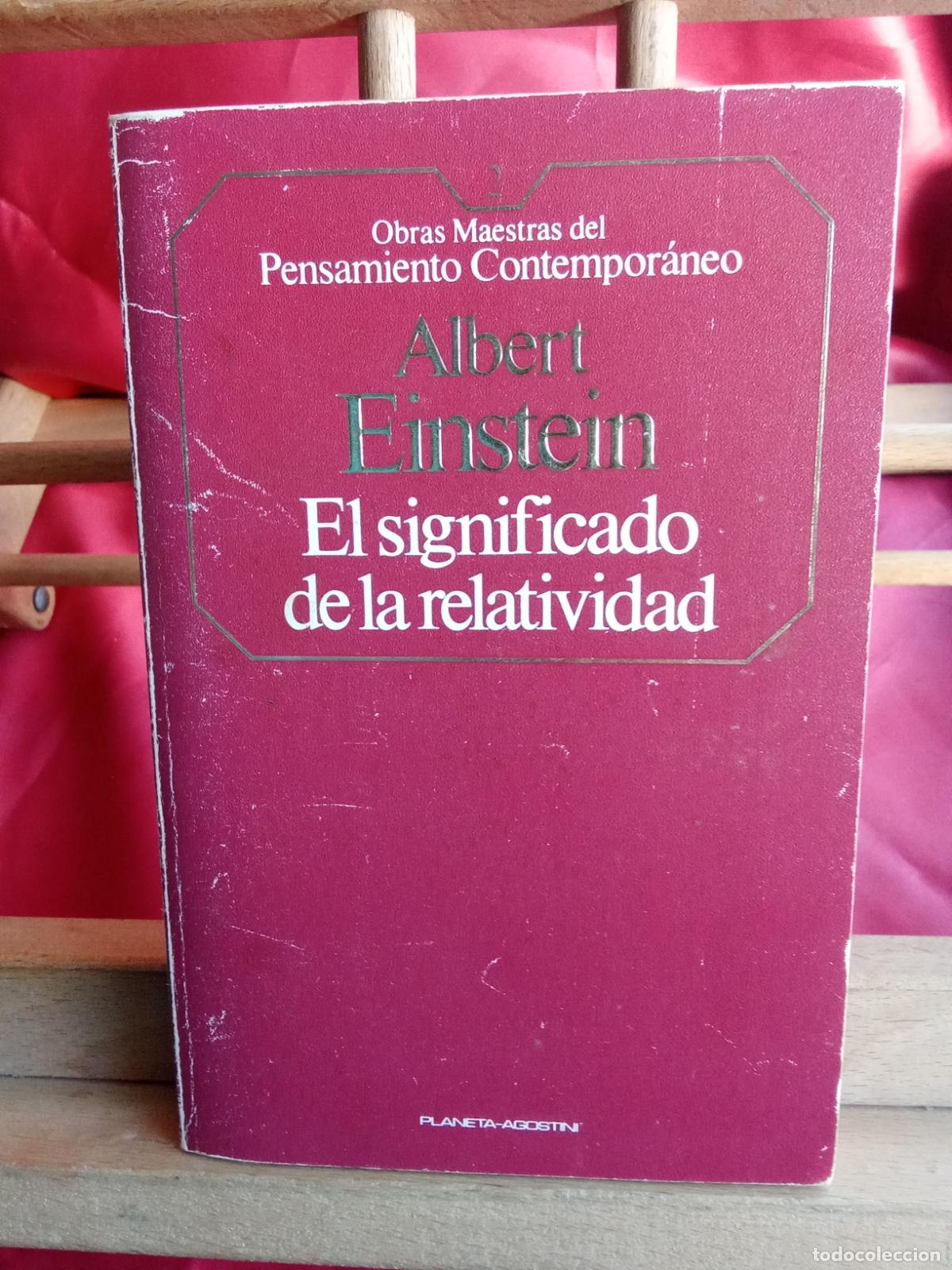Libros: El significado de la relatividad. Albert Einstein L.31642-1311
