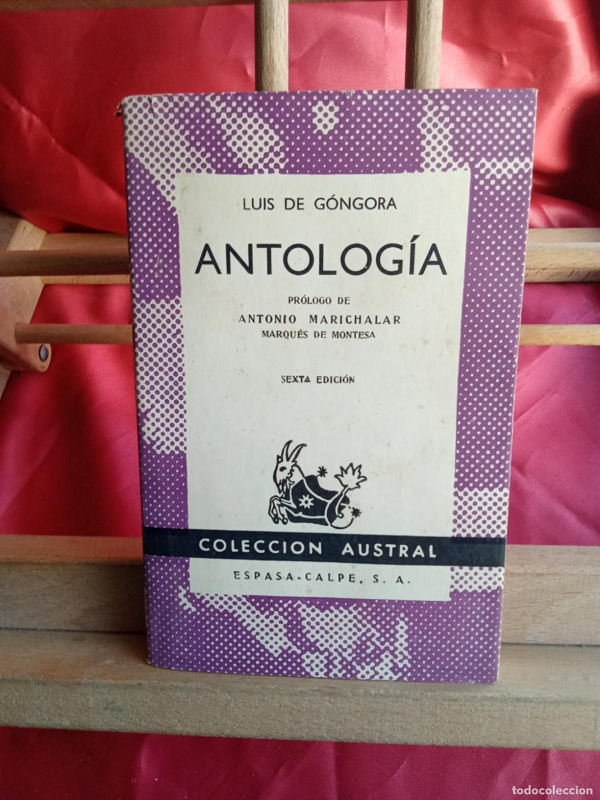 Libros: Antolog&iacute;a. Luis de G&oacute;ngora 1960 L.31642-1316