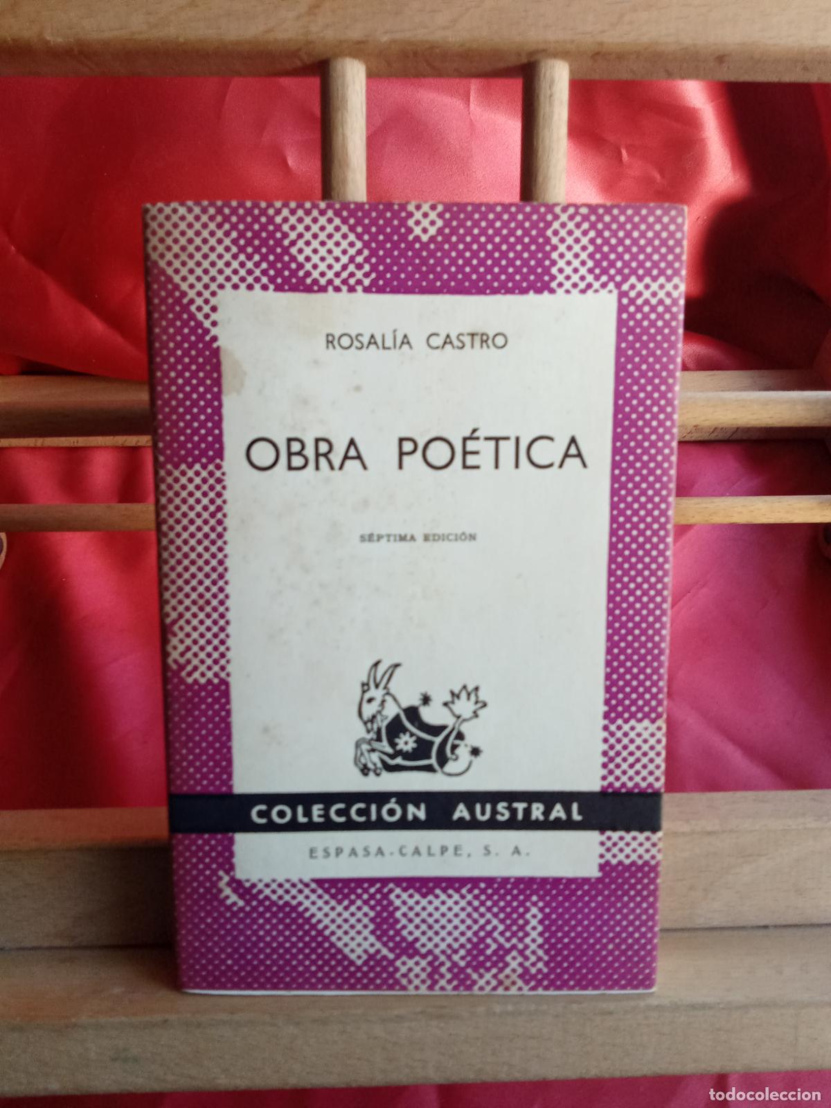 Libros: Obra po&eacute;tica. Rosal&iacute;a castro L.31642-1320