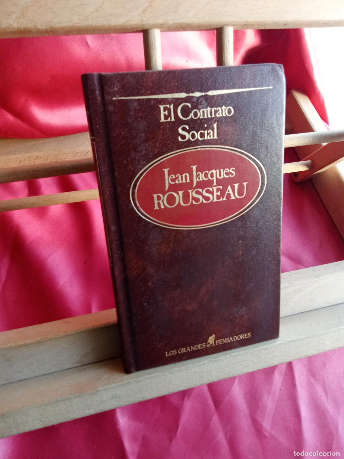 Livros em segunda m&atilde;o: El contrato social. Jean Jacques Rousseau L.31642-1330 firmado