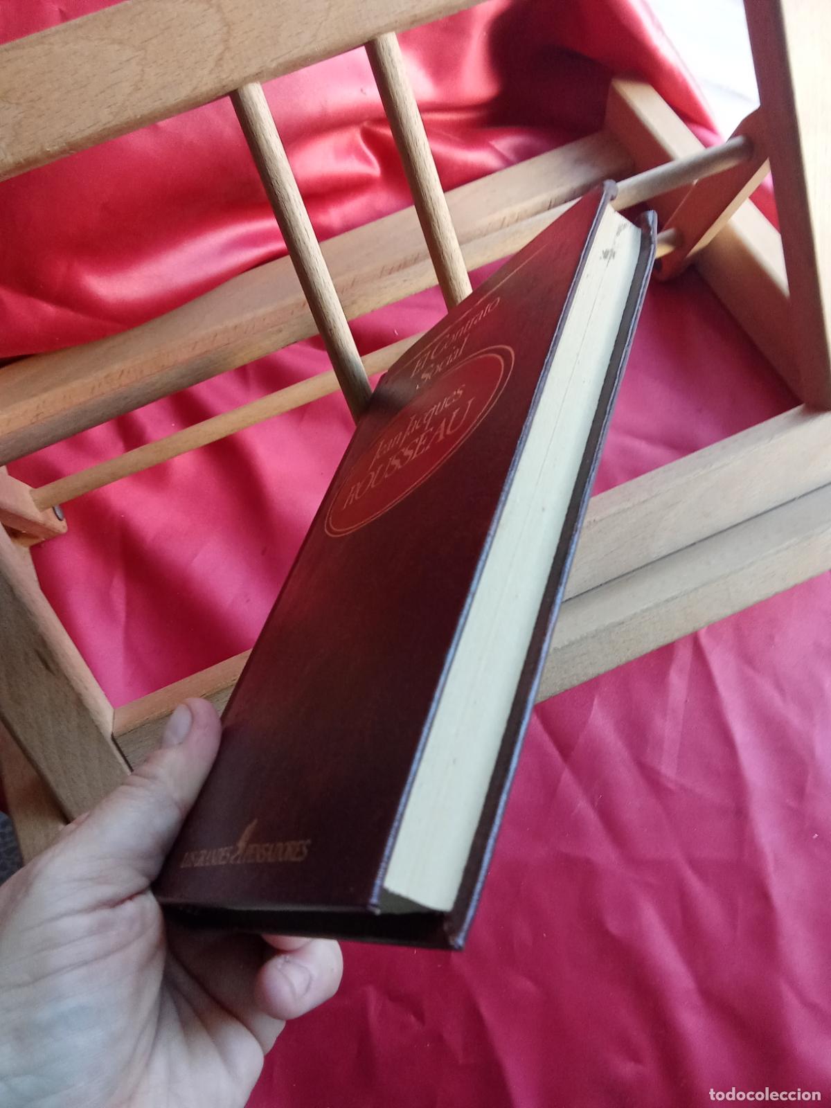 Libros: El contrato social. Jean Jacques Rousseau L.31642-1330 firmado