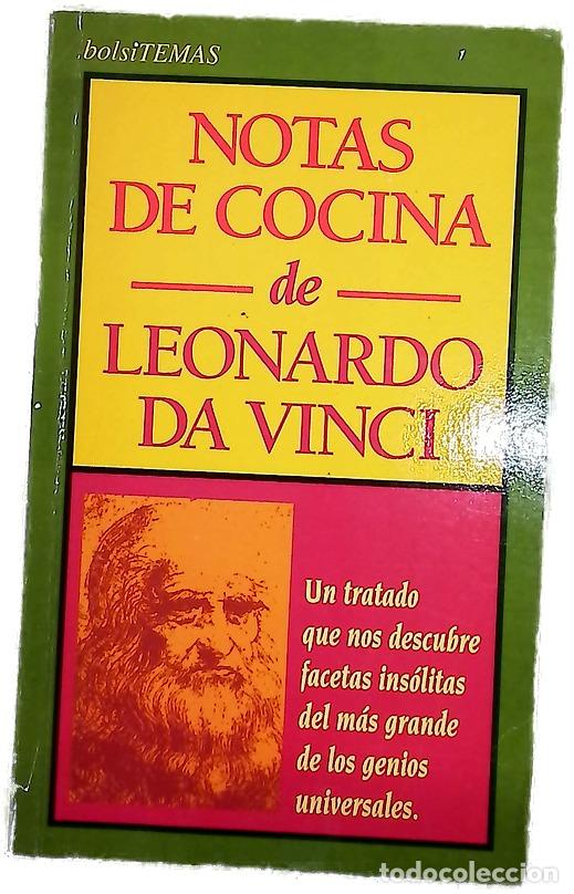 Livros em segunda m&atilde;o: Notas de cocina de Leonardo da Vinci