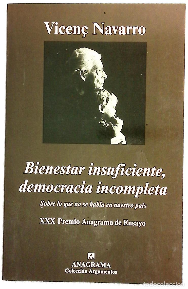 Libros: Bienestar insuficiente, democracia incompleta sobre lo que no se habla en nuestro pa&iacute;s