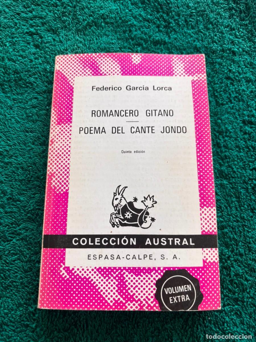 Libros: Romancero gitano poema del cante jondo - Federico Garc&iacute;a Lorca