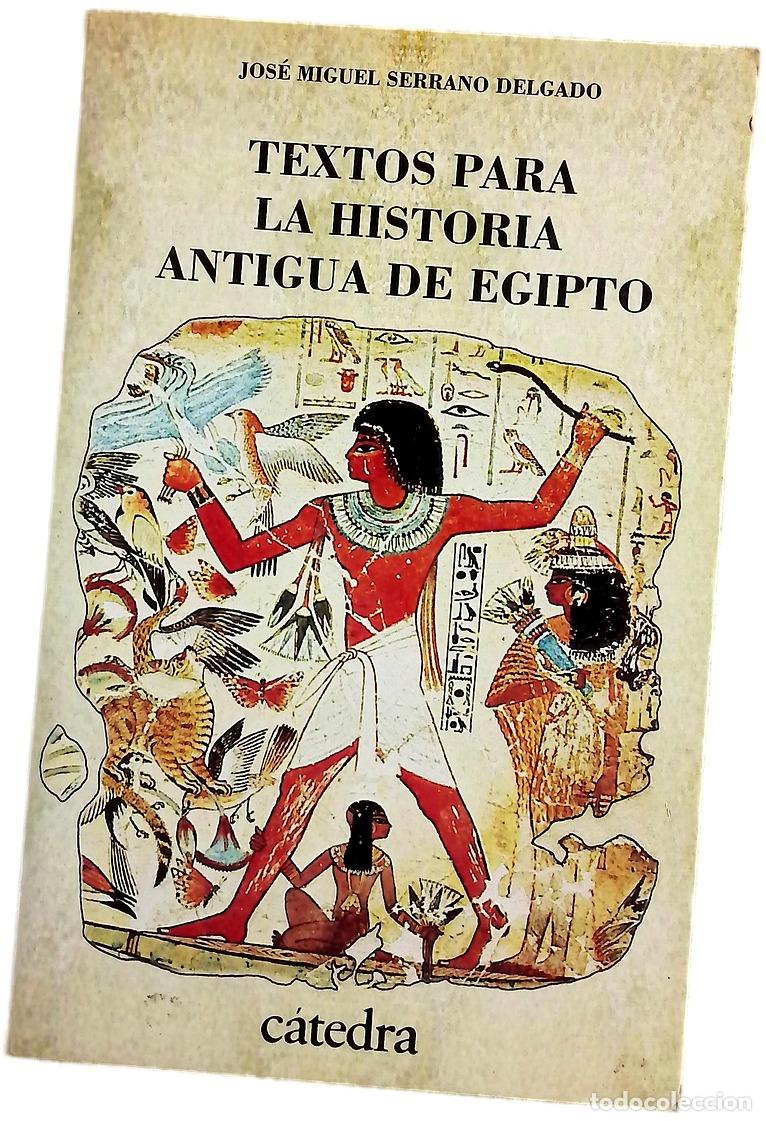 Libros: Textos para la historia antigua de Egipto