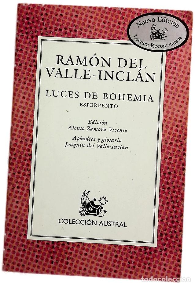 Libros: Luces de bohemia esperpento