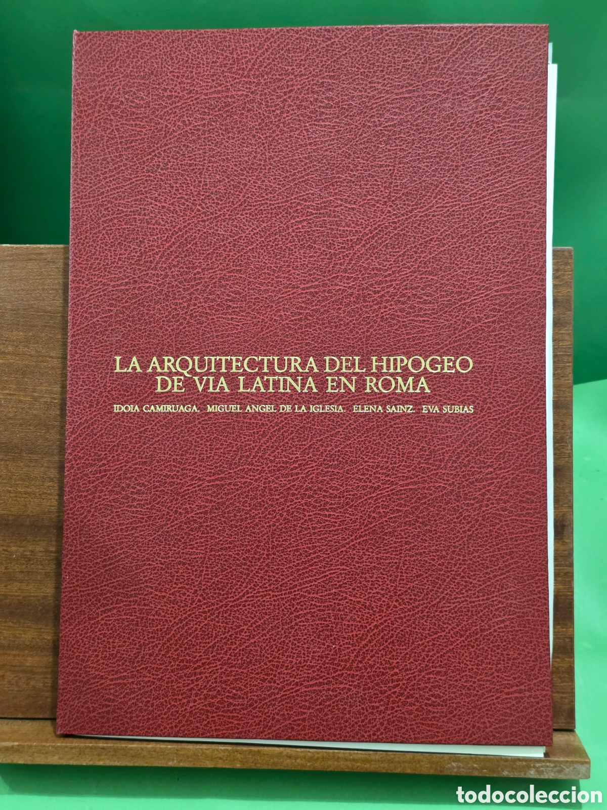 Libri di seconda mano: &rdquo;&rdquo;LA ARQUITECTURA DEL HIPOGEO DE VIA LATINA EN ROMA&rdquo;&rdquo;...VV.AA...C. OFICIAL DE ARQUITECTOS BURGOS ...