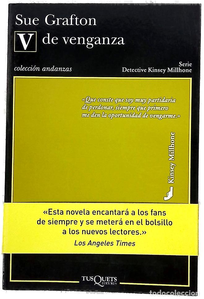 Libros: V de venganza - Grafton, Sue; Ord&oacute;&ntilde;ez Div&iacute;, Victoria