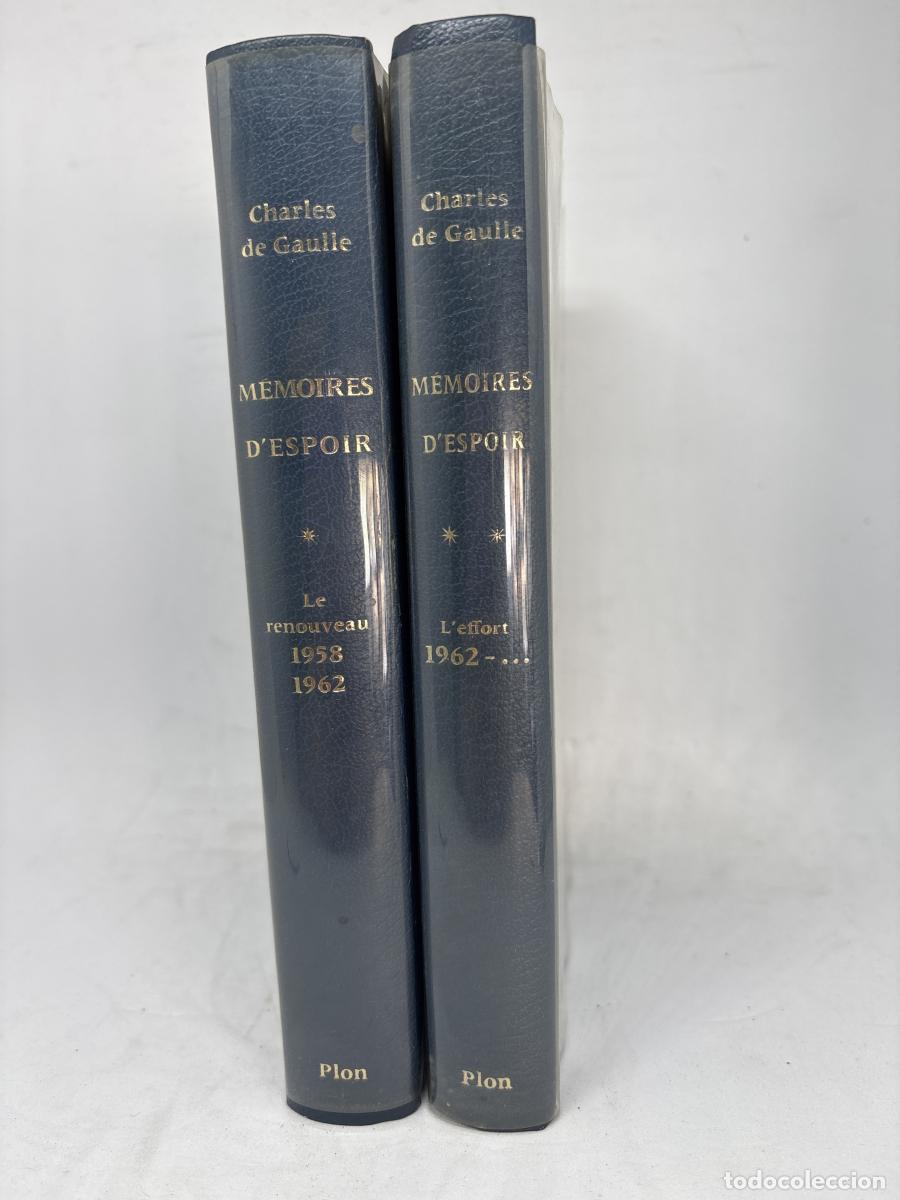 Libros: CHARLES DE GAULLE. MEMOIRES D&acute;SPOIR. TOMOS I Y II 1958-1962 - CHARLES DE GAULLE TDK519