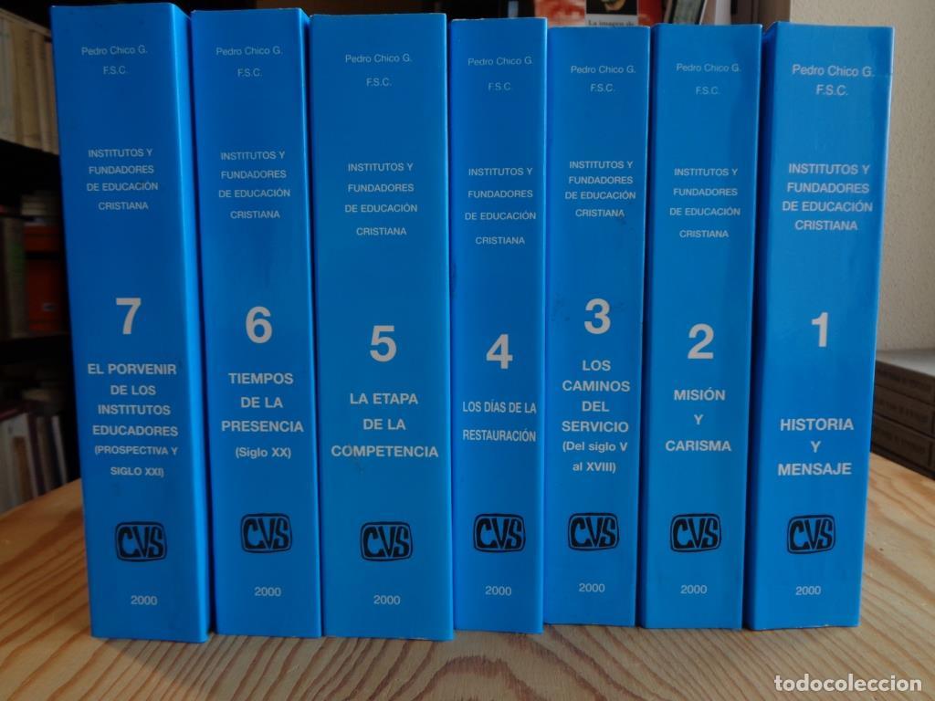 Libros: INSTITUTO Y FUNDADORES DE EDUCACI&Oacute;N CRISTIANA. En recuerdo del a&ntilde;o 2000 (7 Tomos) (Completa). - PEDR