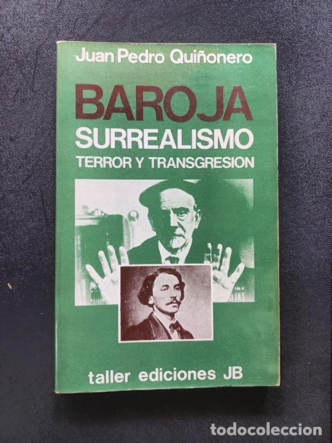 Libros: Juan Pedro Qui&ntilde;onero - Baroja. Surrealismo, terror y transgresion