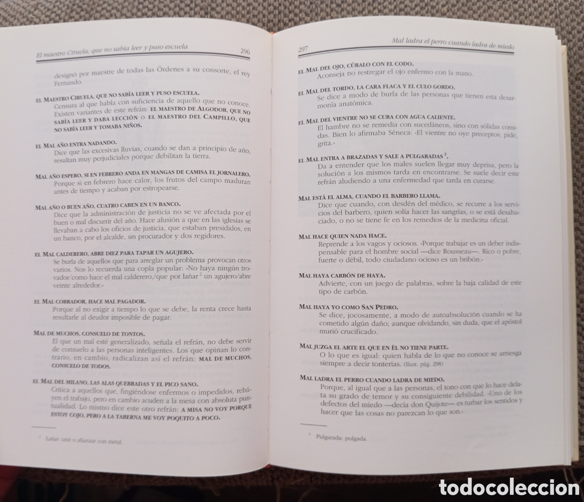 Libros: DICCIONARIO DE REFRANES - BBV - Foto 3