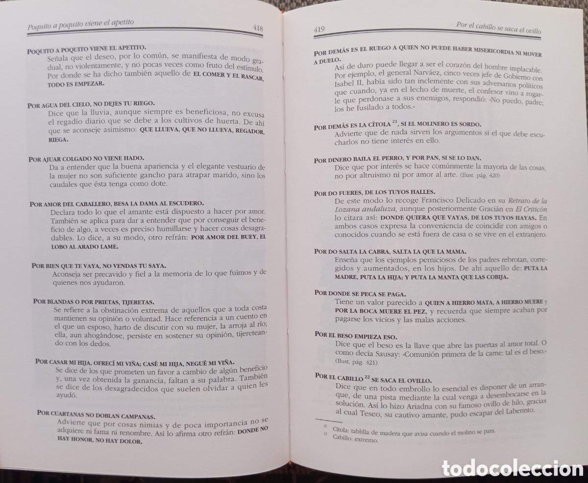 Libros: DICCIONARIO DE REFRANES - BBV - Foto 5
