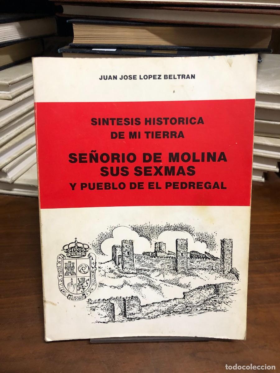 Libros: S&iacute;ntesis hist&oacute;rica de mi tierra: Se&ntilde;or&iacute;o de Molina, sus sexmas y pueblo de El Pedregal Juan Jos&eacute; L&oacute;p