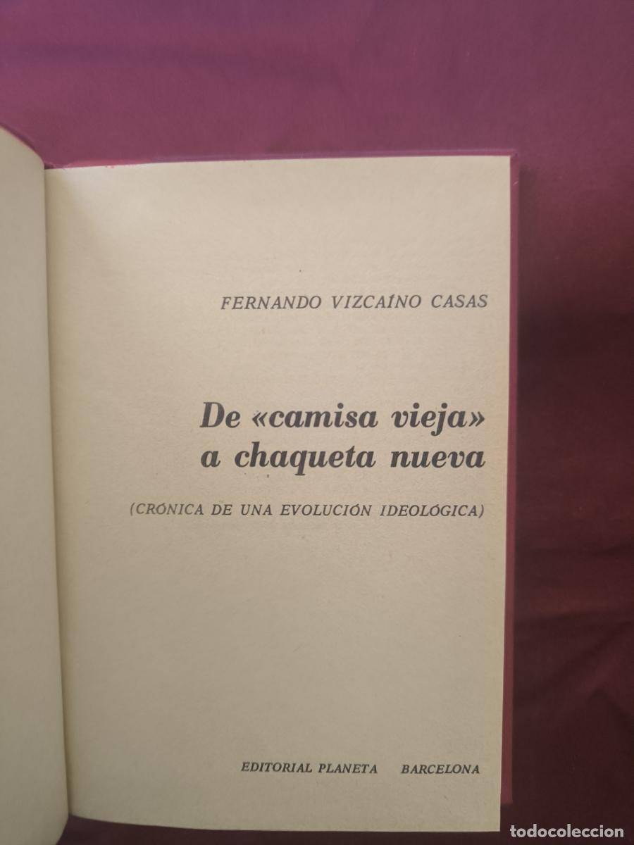 Libros: De camisa vieja a chaqueta nueva - Fernando Vizca&iacute;no Casas