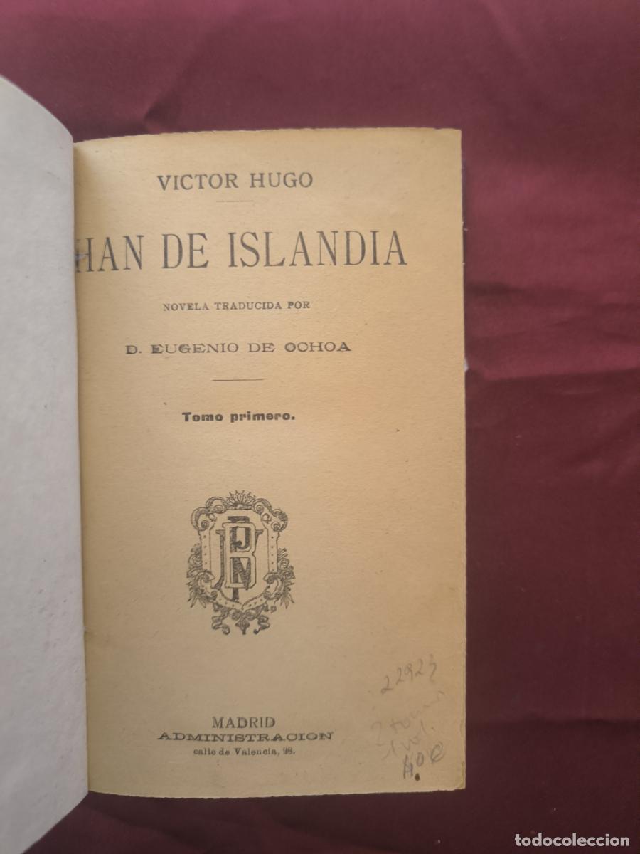 Libros: Han de Islandia tomo 1 y 2 - V&iacute;ctor Hugo