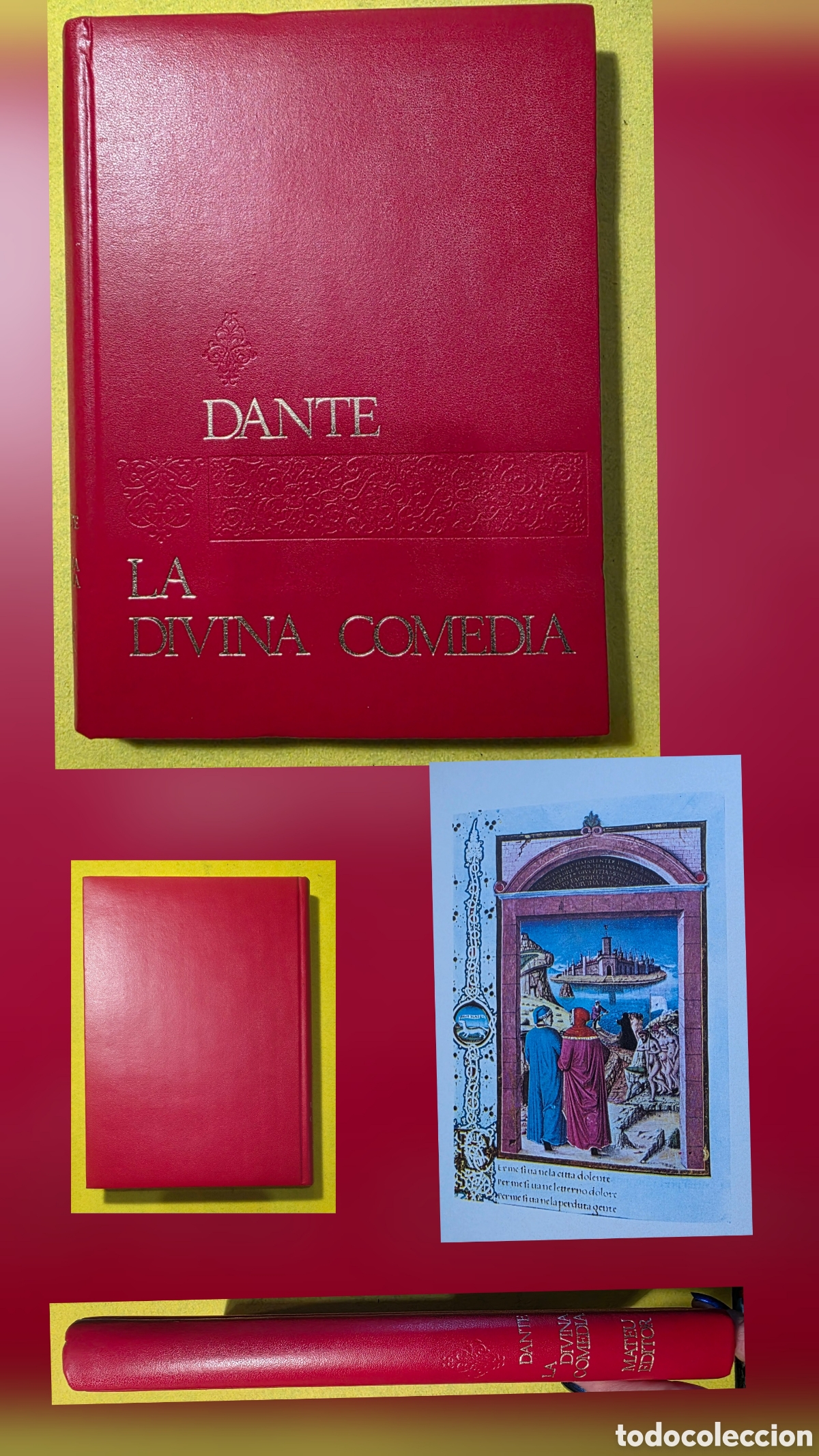 Libros: La divina comedia- Mateu- 1965